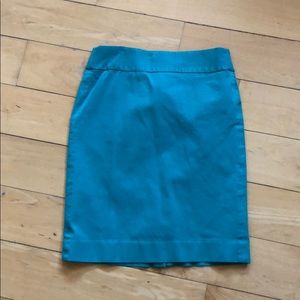 Banana Republic Green Pencil Skirt